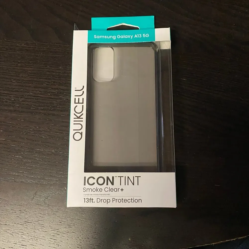 Quikcell Icon Tint Series Case for Samsung Galaxy A13 5G - Smoke Clear+